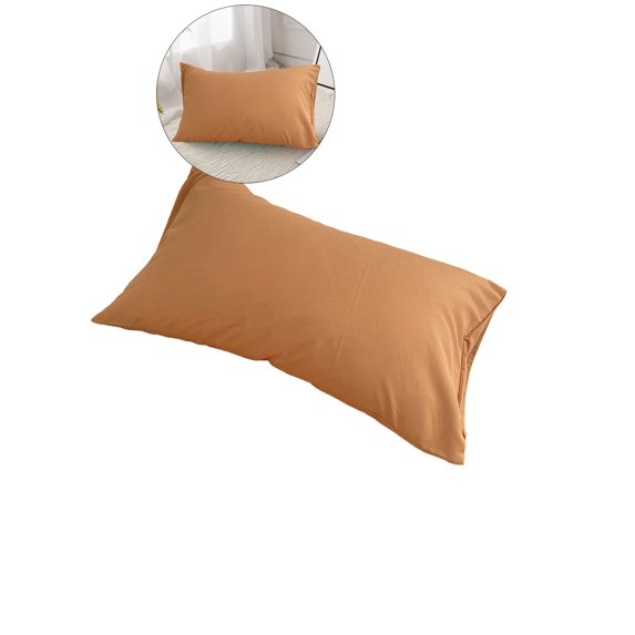 Yoloke Washed Pillowcase - Soft Polyester, Breathable & Comfortable 30x19Inch, High Color Fastness, Gentle on Skin, Luxury Bedding Decor