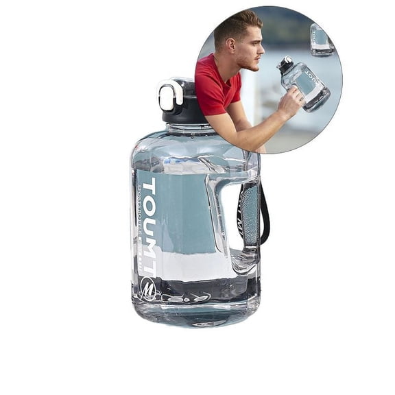 Yoloke Water Cups, Fitness Sports Kettles, Tons of Buckets, High Temperature Resistant Plastic Water Bottles, Potbelly Cups, Direct Drinking Cups, Big Sports Capacity Drink Jug