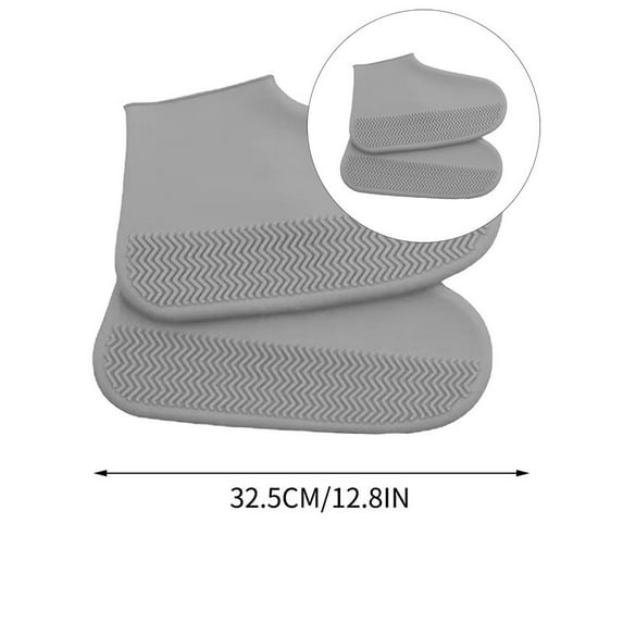 Yoloke Waterproof Shoe Covers, Reusable Foldable Not-Slip Rain Shoe Covers, Portable Water Resistant Overshoe, Shoes Protectors Overshoes Rain Galoshes for Kids, Men and Women