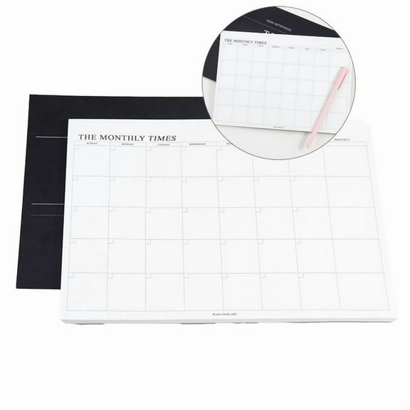 Yoloke Weekly Plan Management Book - B5 Undated Planner, Thick Paper for Easy Writing, Tear-Out Pages, Suitable for Home, School, & Office