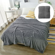 Yoloke Weighted Blanket - Cooling Breathable Heavy Blanket Microfiber Material Big Blanket for Adult All-season Summer Fall Winter Soft Thick Comfort Blanket Blanket for Bed
