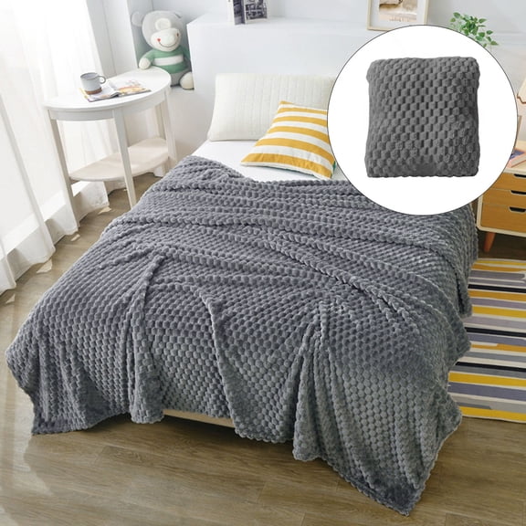 Yoloke Weighted Blanket - Cooling Breathable Heavy Blanket Microfiber Material Big Blanket for Adult All-season Summer Fall Winter Soft Thick Comfort Blanket Blanket for Bed