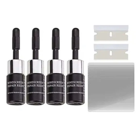 Yoloke Windshield Crack Repair Kit, Windshield Repair Kit for Chips and Cracks, Car Window Glass Liquid Repair Set, Cracks Gone Glass Kit Automotive Windscreen Tool for Fixing Chips