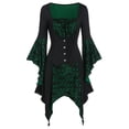 thumbnail image 1 of Yolossia Womens Halloween Witch Vampire Costume Gothic Vintage Blouse Tops, 1 of 5