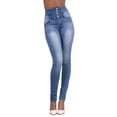 thumbnail image 1 of Yolossia Womens High Waist Stretch Denim Pants Skinny Ankle Jeans, 1 of 5