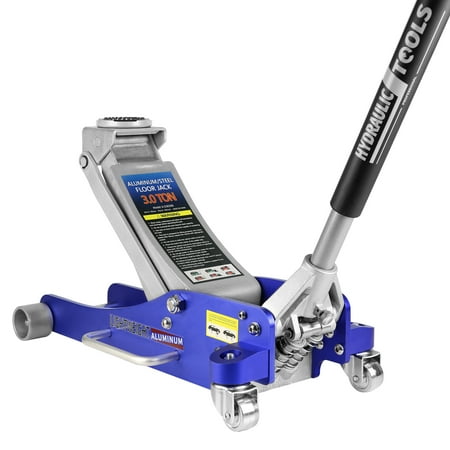 Yoluckea 3-Ton Quick Rise Aluminum Floor Jack with Dual Pump Pistons & Reinforced Lifting Arm