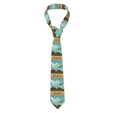 Yom Kippur Jewish Holiday Neckties Men's Neck Tie for Outdoor Wedding Party Meeting Outfit Gifts