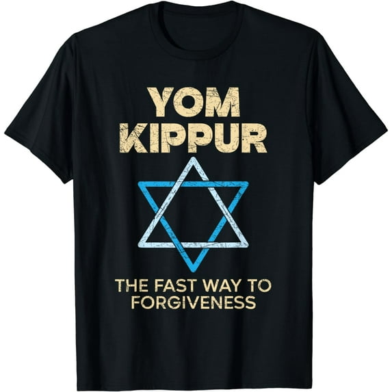 Yom Kippur The Fastest Way To Forgiveness Jewish T-Shirt