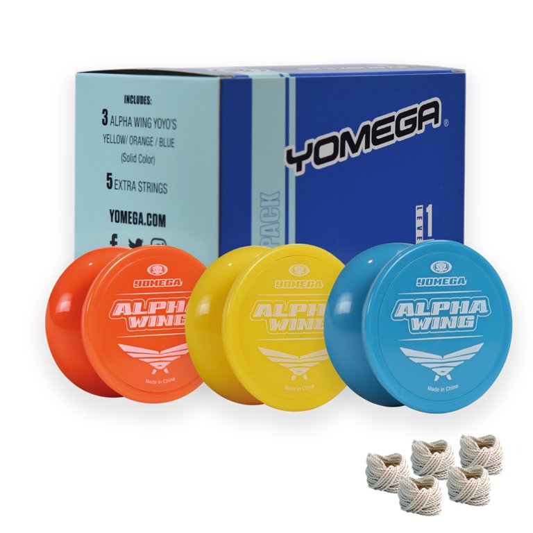 Yomega 3X Alpha Wing Yoyo, Fixed axle yo-yo Designed for