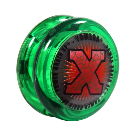 Yomega Power Brain XP yoyo - Includes Synchronized Clutch and a Smart Switch which enables Players to Choose Between auto-Return and Manual Styles of Play + Extra 2 Strings (Green) USD$1499USD$14.99