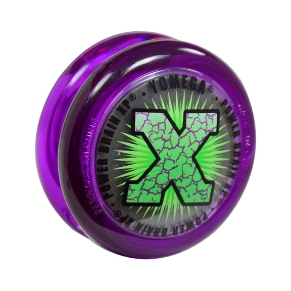 Yomega Power Brain XP yoyo - Includes Synchronized Clutch and a Smart Switch which enables Players to Choose Between auto-Return and Manual Styles of Play + Extra 2 Strings (Purple)