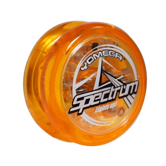 Yomega Spectrum Light up Fireball Transaxle YoYo with LED Lights for Intermediate, Advanced and Pro Level Orange