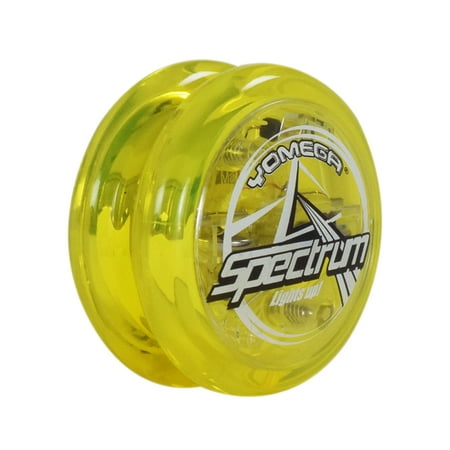 Yomega Spectrum Light up Fireball Transaxle YoYo with LED Lights for Intermediate, Advanced and Pro Level - Yellow