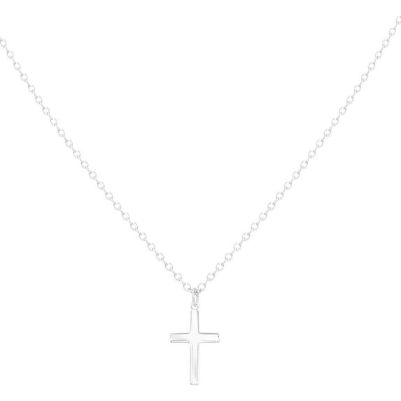 Yomhary Sterling Silver Plated Layered Cross Pendant Necklace for Women
