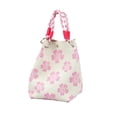thumbnail image 1 of Yomiee Sakura Floral Knit Mini Tote Handbag for Women, Lightweight Braided Rope Handle Small Hand Bag with Magnetic Snap, Cherry Print Casual Purse for Daily Shopping Beach Vacation Outdoor Daily, 1 of 4