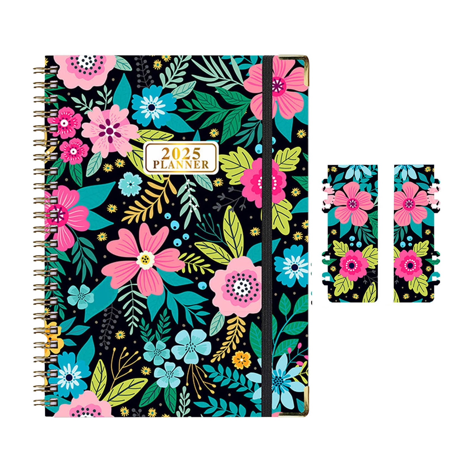 Yoncen 2025 English Notebook Notepad A5 Coil Diary 365 Days Work