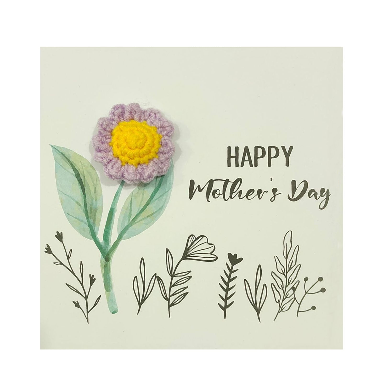 Aunt Mother's Day Card From Daughter - Cute Poem Card For Mum With 5x7 Premium Cardstock