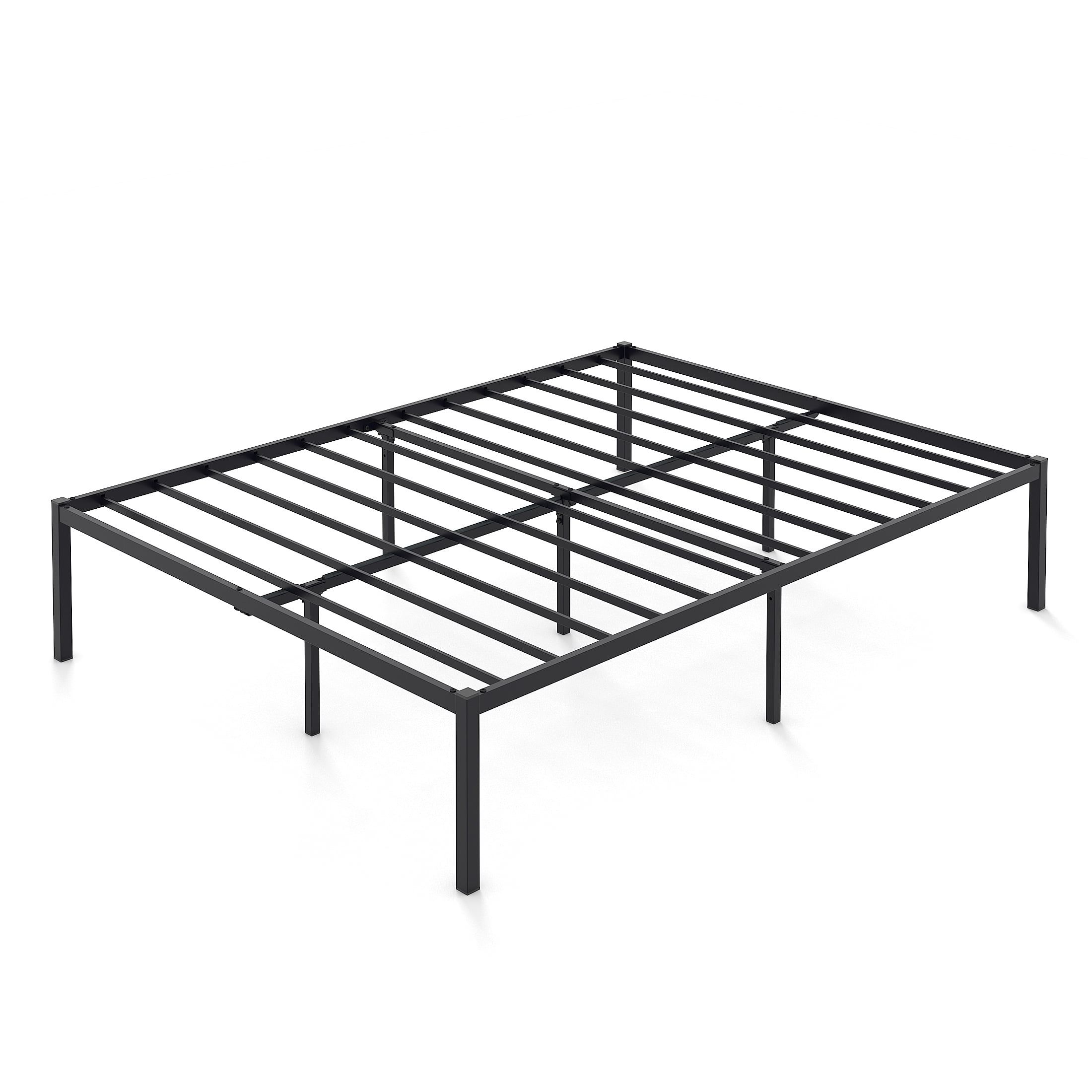 Yoneston 14" Queen Size Metal Platform Bed Frame with UnderBed Storage
