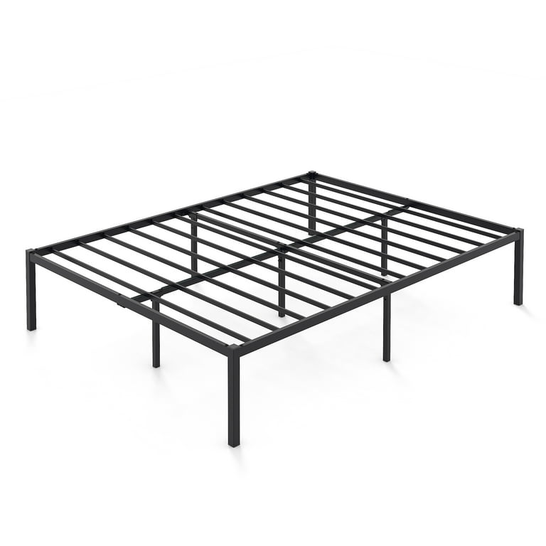 14 Inch Tall Queen Size Bed Frame Underbed Storage, Easy Assembly