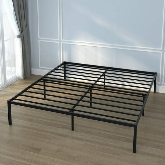Yoneston 18" High Storage King Size Metal Platform Bed Frame No Box Spring