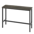 thumbnail image 1 of Yoneston 47.2" Bar Table Pub Table Counter Height Dining Table Bistro Cafe Table for Kitchen Living Room, Retro Oak, 1 of 9