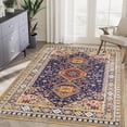 thumbnail image 1 of Yoneston 5' x 7' Vintage Bohemia Area Rug Machine Washable Bedroom Rug Soft Non-Slip with Printed Kitchen Mat for Living Room Playroom Dining Room Decoration, 1 of 7