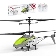Yoneston Remote Control Helicopter, SYMA S107H Mini RC Helicopter with Altitude Hold, One Key Take Off/Landing and Gyro for Adults Kids Gift, Green