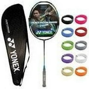 Yonex Astrox 88 S Tour Badminton Racquet Emeraled Blue 4UG5 Choice of String & Tension AEROSONIC - White, 25