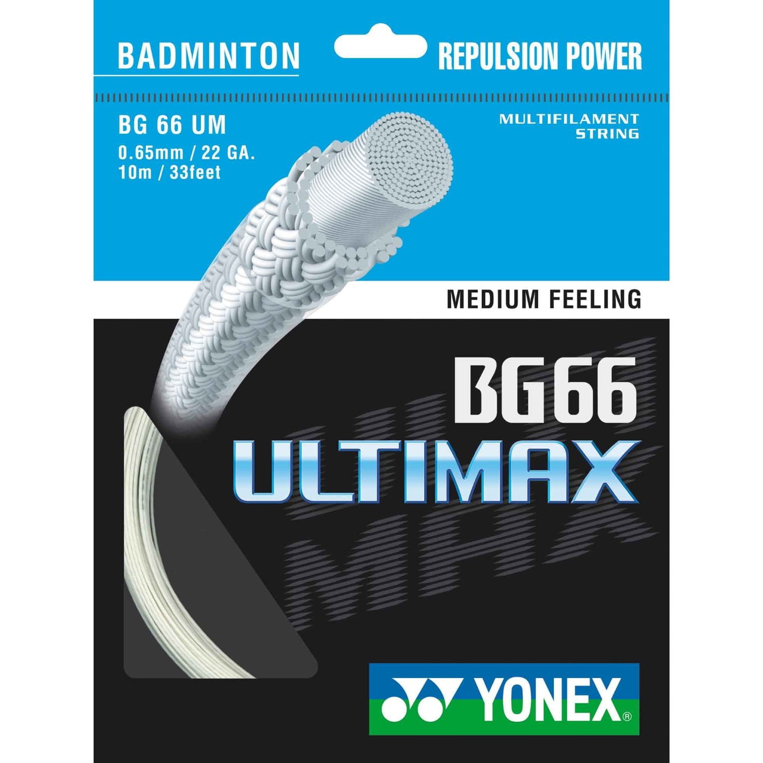 Yonex BG66 Ultimax Badminton String - Walmart.com