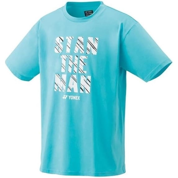 Yonex Men's Crew Neck T-Shirt Model 16492 Aqua Small