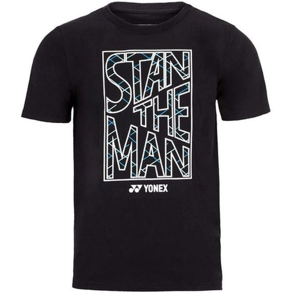 Yonex Men's Crew Neck T-Shirt Model 16492 Black Extra Small