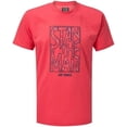 thumbnail image 1 of Yonex Men's Crew Neck T-Shirt Model 16492 Coral Red Small, 1 of 1