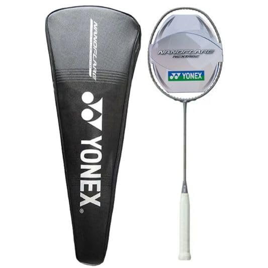 Yonex Nanoflare NextAge UNSTRUNG Badminton Racket, 4U5, Dark Grey