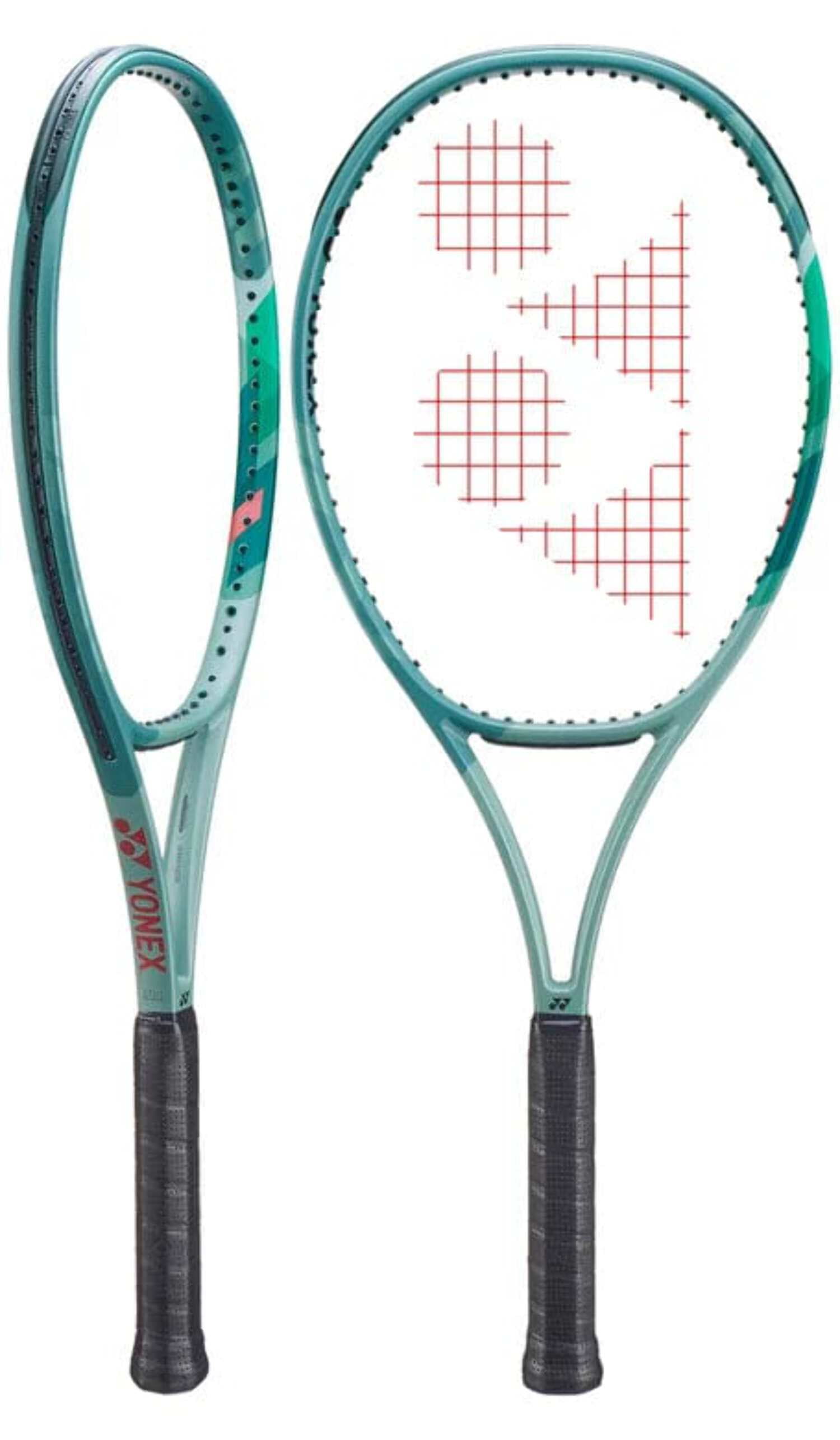 Yonex Percept 100D Tennis Racquet, Olive Green 4 1/2