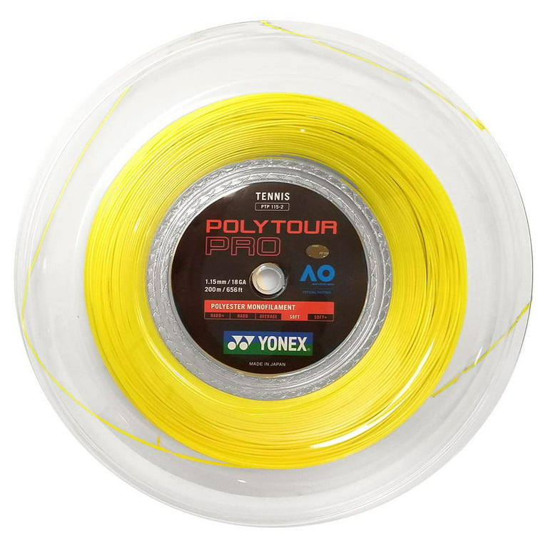 Yonex Poly Tour Pro Tennis String Reel Yellow ( 18 ) 