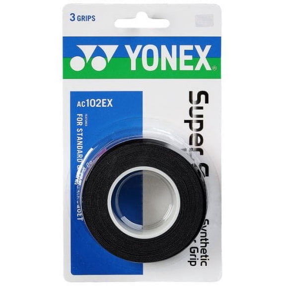 Yonex Super Grap Tennis Overgrip 3 pack - Black