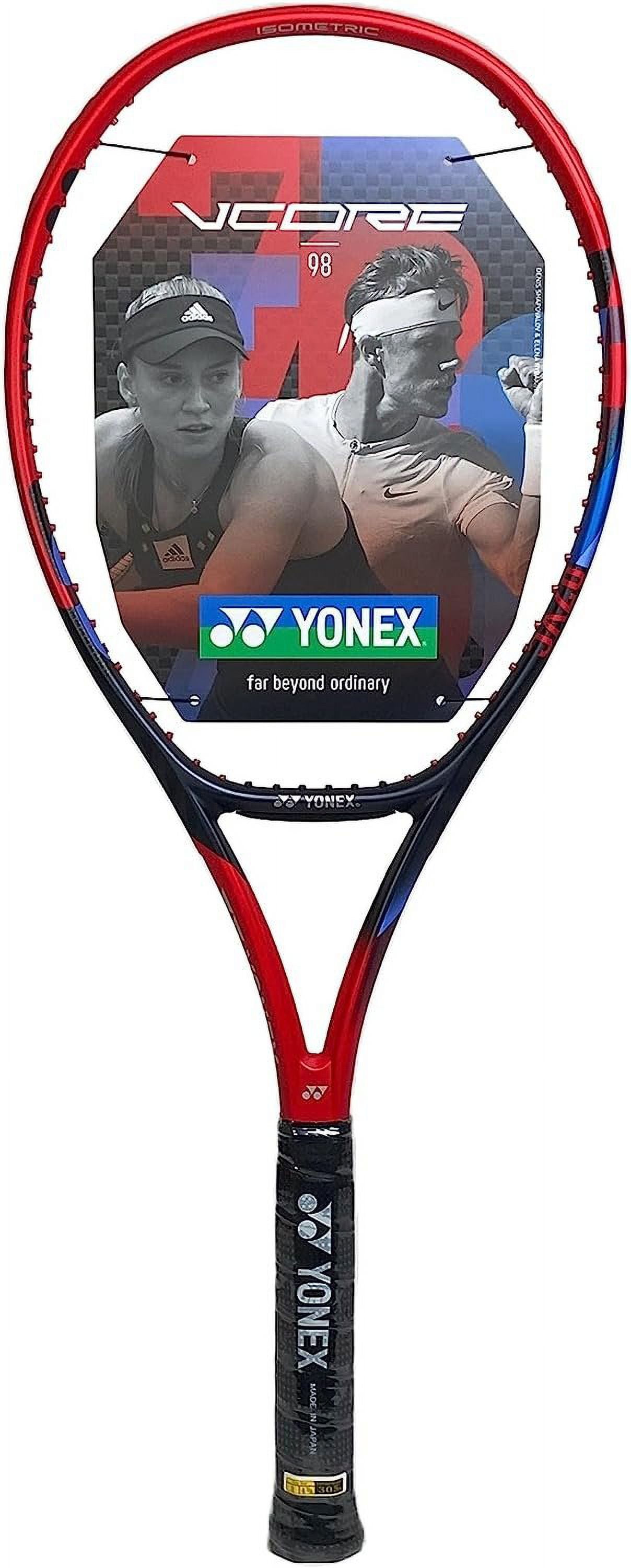 Yonex VCore 98 7th Gen Scarlett Tennis Racquet, Choice of String