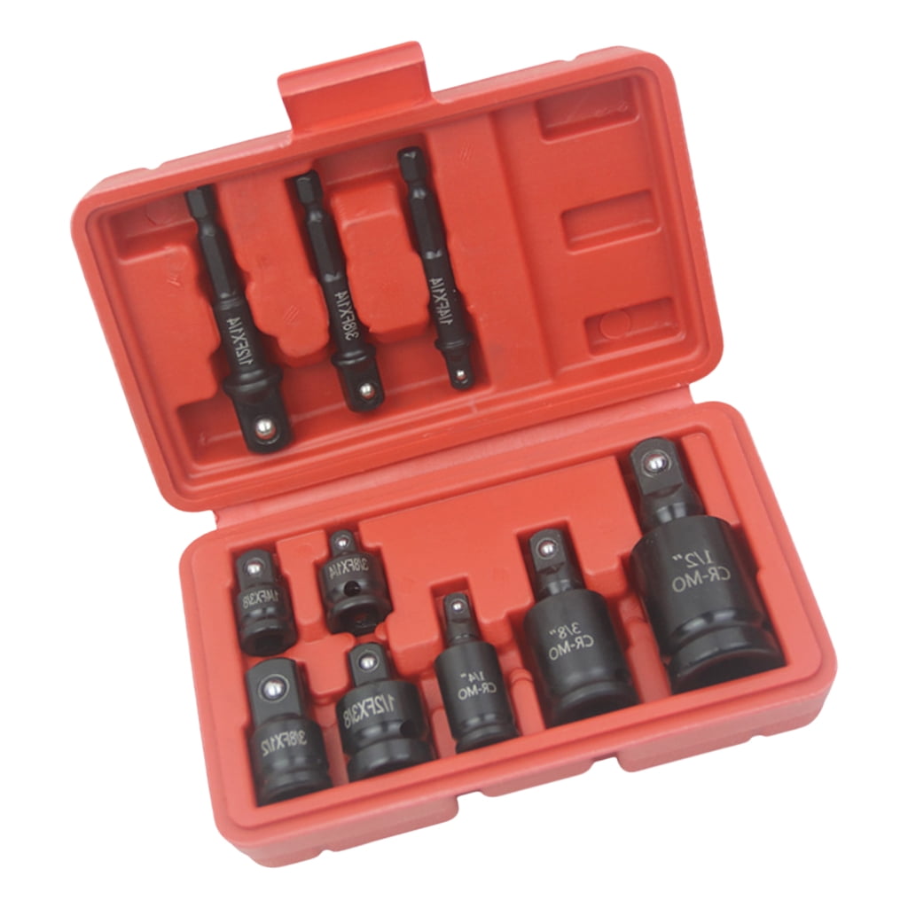 YongCo 1/2inch To 3/8 3/8 To 1/4 3/4 To 1/2inch Socket Convertor Adapter Reducers Set Impacts Socket Adapter for Car Bicycles G
