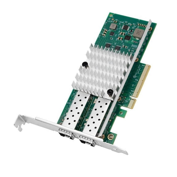 YongCo 10Gb Networking Card Double Port Ethernet Converged Server X520-DA1 82599EN Chipset PCIE Ethernet Converged
