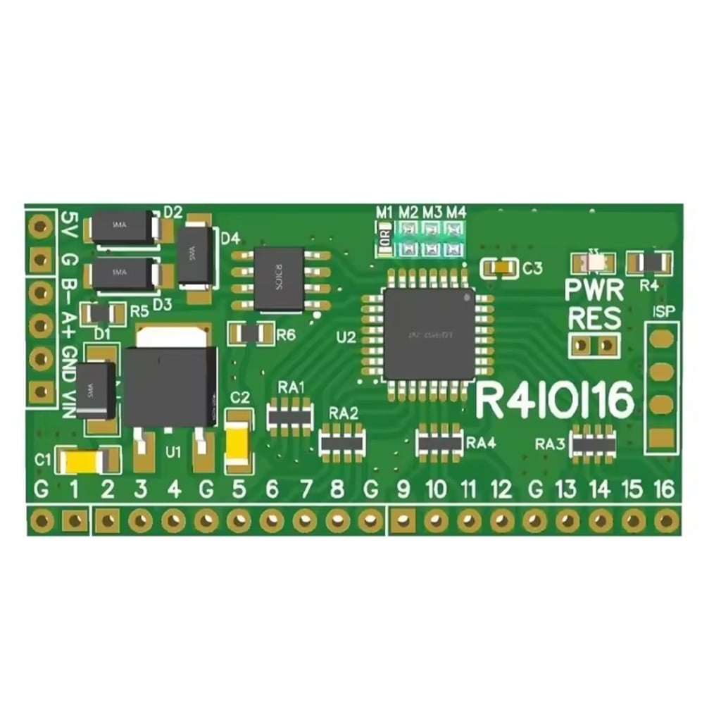 YongCo 16CH 5 in 1 Modbus Rtu Digital IO Module Switching Input RS485 ...