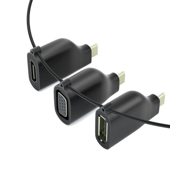 YongCo 1Set USB C To Video Conversion Accessory, Supports 4K60Hz Enhances Visuals On Monitors And TVs