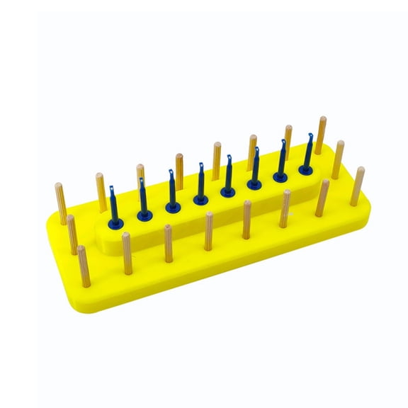 YongCo 2 in 1 Fishing Fly Tying Thread Spool Stand 10x3.7inch Spool Display Stand