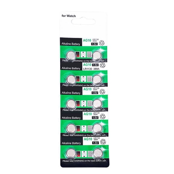 YongCo 20Piece/10Pieces AG10 LR1130 Watch Battery, Reliability Performances 1.5V Button Cell Batteries for Small Electronics