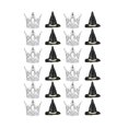 thumbnail image 1 of YongCo 24Pcs Miniature Witch Hat and Crowns Charm Cupcakes Decorations Cake Toppers Birthday Celebration Party Supplies, 1 of 14