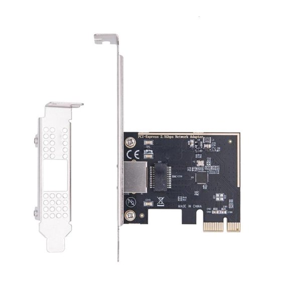 YongCo 2500Mbps PCIE to RJ45 Networking Card RT8126 2.5Gbps/1000/100/10Mbps RJ45 Gigabit Ethernet Adapter For Desktop