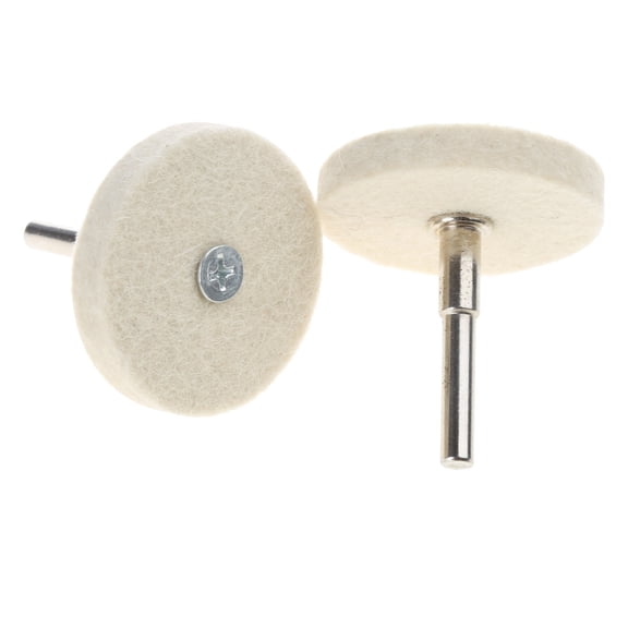 YongCo 2Inch Compressed Wool Fabric Disc Polishing Buffing Pads for Stone, Wood, , Mold, Metal, Glass