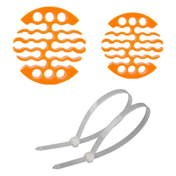 YongCo 2Pcs 30 Holes Networks Cable combs Networks Room Cables management Tool Cable Organizing Tool Cord Holder Easy to Use
