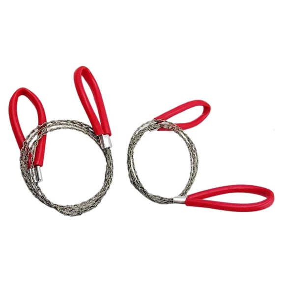 YongCo 2Pcs Steel Wire Rope Handsaw Efficient Cutting For Various Materials Lightweight Easy Use Construction Tool