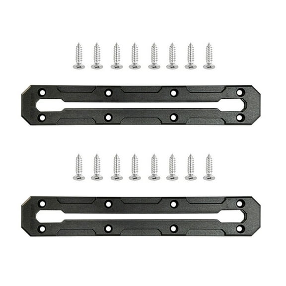 YongCo 2set Kayak Slide Track Rail Bracket Kayak Accessories Mount Track Fishing Rod Holder Mounting Base Rack Easy to Use