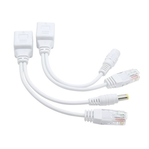 YongCo 2xPassive PoE Extension Set Wide Compatibility RJ45 Standard Connectors Adapter